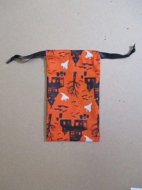 (via Halloween Print Drawstring Bag from DeadPoetAccessories) $3...