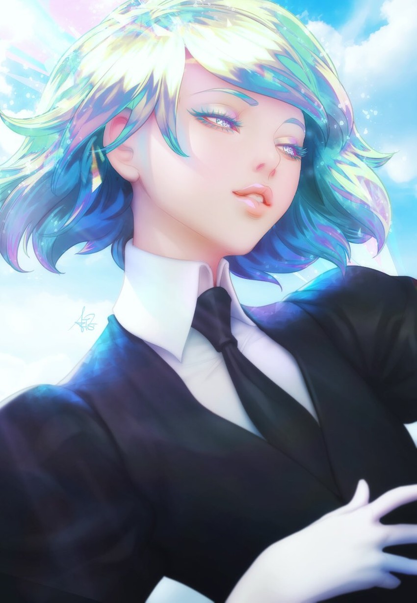 Anime girl Diamond Houseki no Kuni fanart... (30 Apr 2018