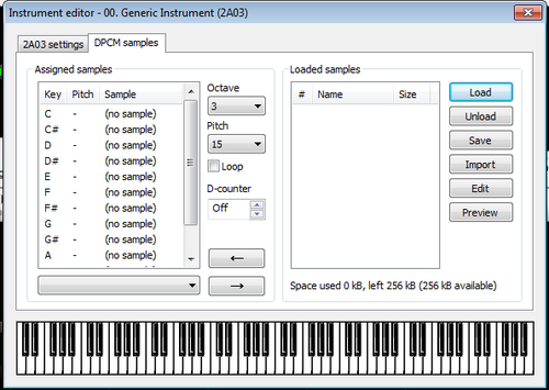 famitracker dpcm samples