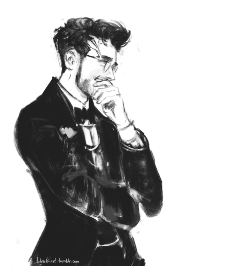 blvnk-art:Harry’s expressions while Ginny walks down the aisle...