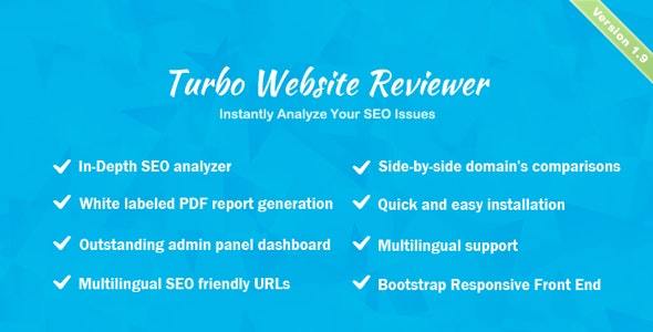 Turbo Website Reviewer v1.9 - In-depth SEO Analysis Tool Nulled