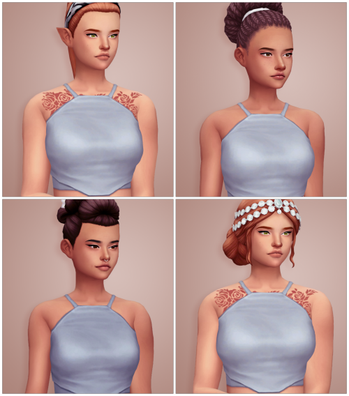 catplnt:city living hairs recolored & retextured //...