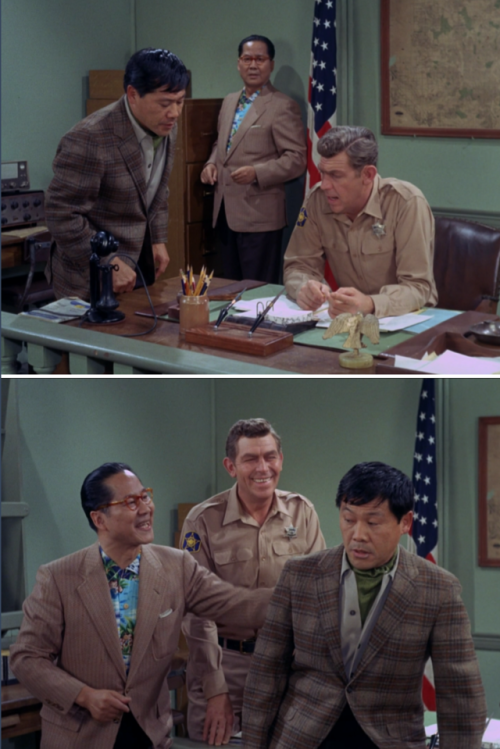 oldshowbiz:An episode of The Andy Griffith Show with Asian...