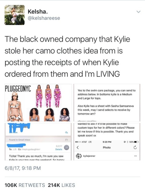 weavemama:So kylie jenner stole and capitalized off the ideas...