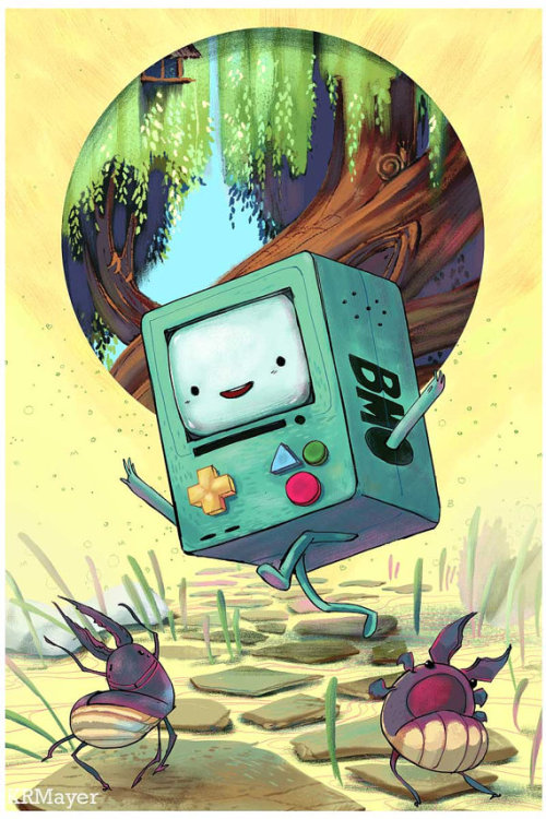 Adventure Time: BMO Fan Art - Created by Kayla...