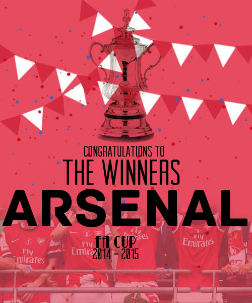 baekhyunvevo:Arsenal • FA Cup Winners2014-2015