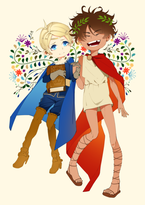 saradeek:Small Laurent and Damen because yes xddd More on...