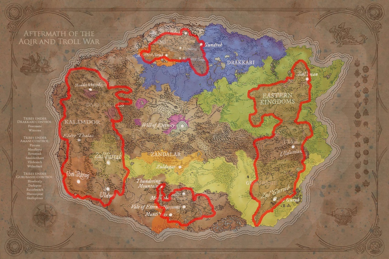 illidan fan club — wrathion: wow-images: Todays 4 major continents...