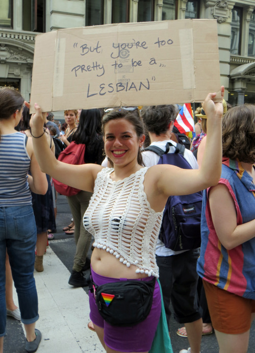 The other side of the sign said: “FEMME...