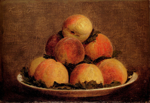 artist-latour:Peaches, Henri Fantin-LatourMedium:...