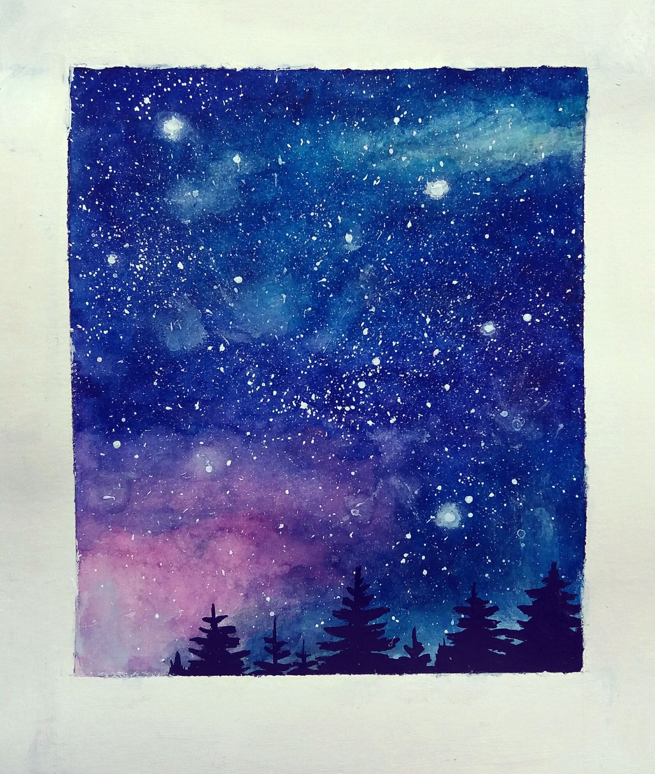 Watercolour Galaxy Tumblr