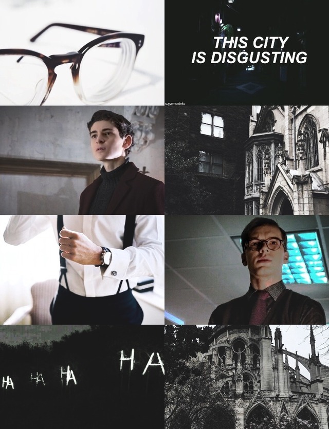 Sugar♡monte♡ko — Jeremiah Valeska X Bruce Wayne X Aesthetic