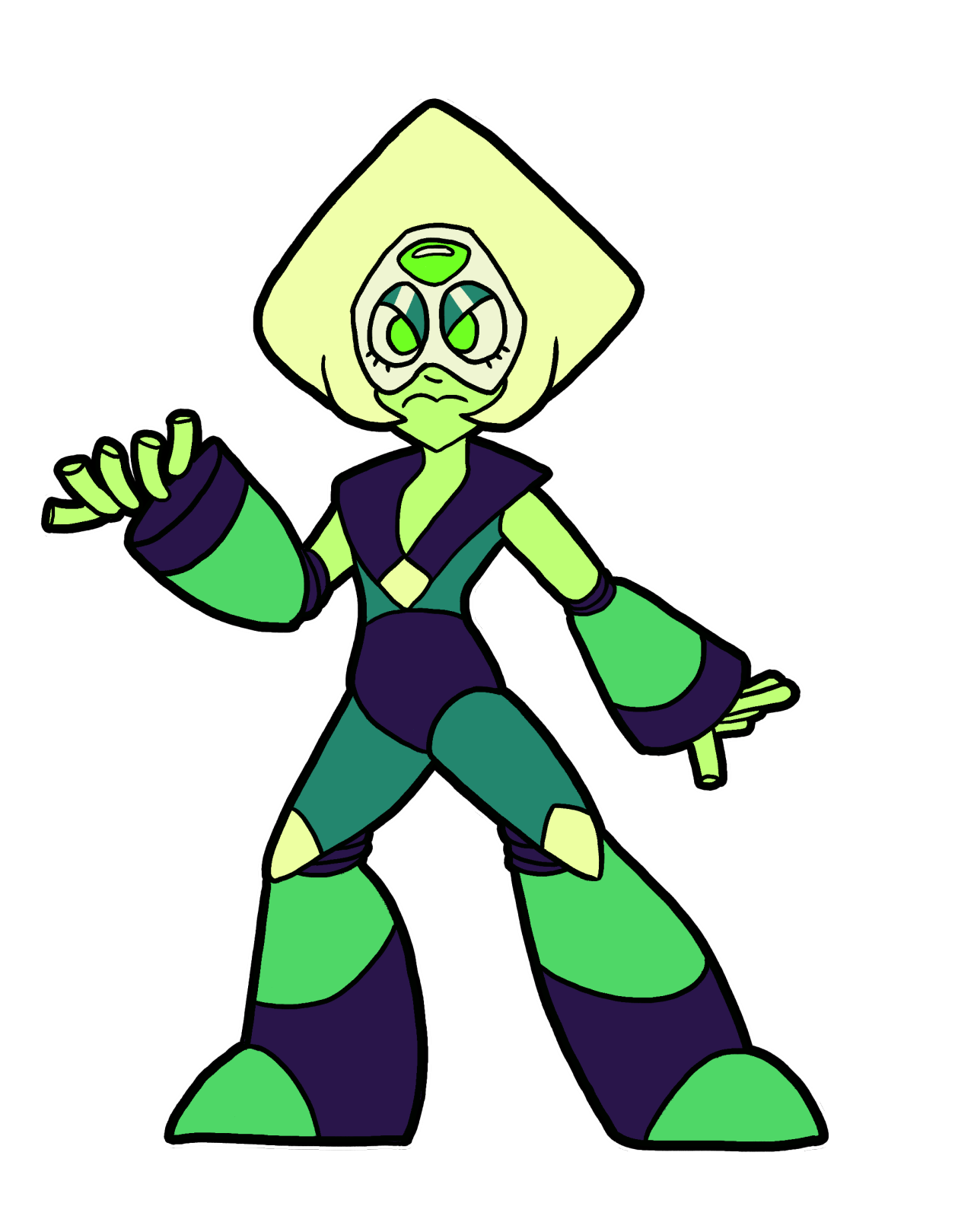 HAHAH! i drew Peridot as a robot master bc sooo... || Abandon Ship!