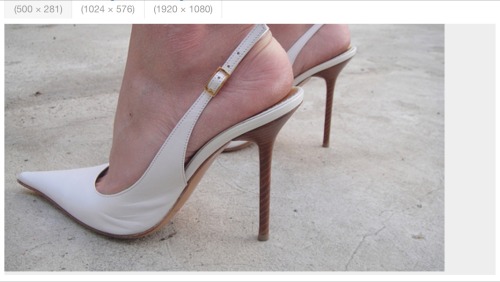pointed toe slingback two parts