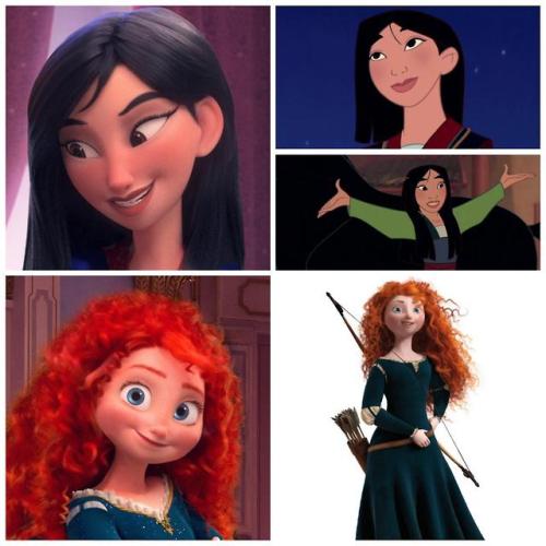 starburstmlp:Disney princesses with theirWreck it Ralph...