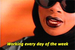Image result for working every day of the week gif