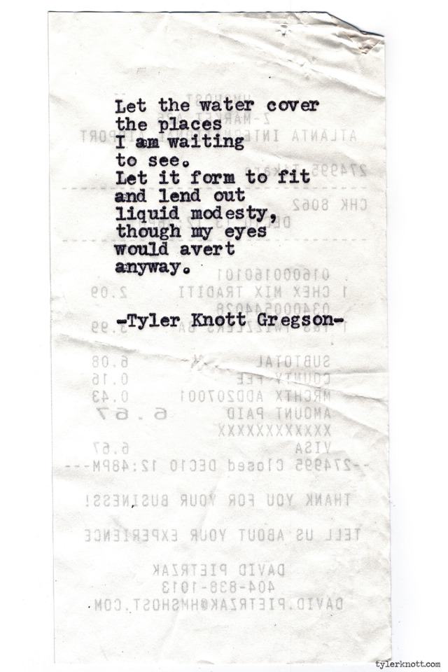 Tyler Knott Gregson — Typewriter Series #748 by Tyler Knott Gregson
