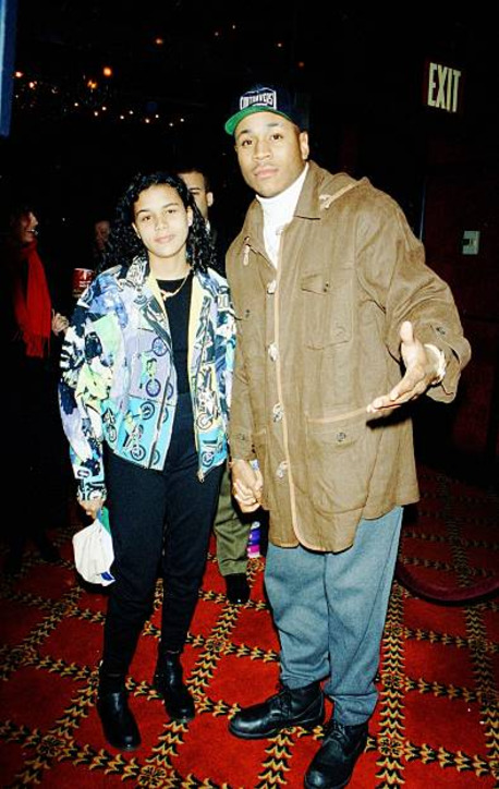 twixnmix:LL Cool J and his girlfriend Kidada Jones (1993) 