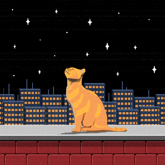 Песня звезды спят на крышах. Кот на крыше. Пиксельный котик на крыше. Иллюстрация коты на крыше. Пиксельный рыжий кот.