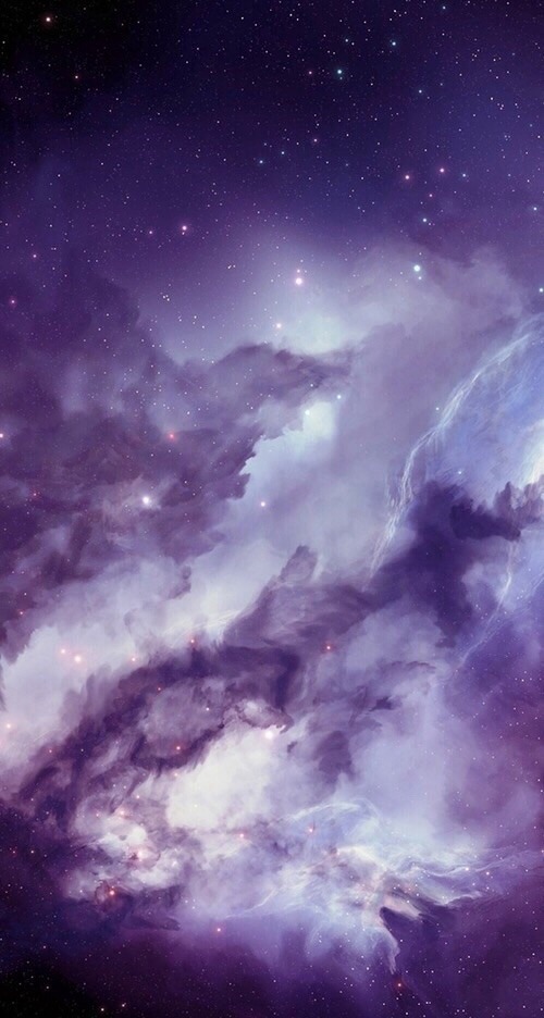 Galaxy Cute Tumblr Aesthetic Purple Wallpaper