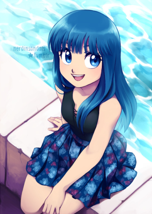 nerdinsandals:A blue ray of sunshine 