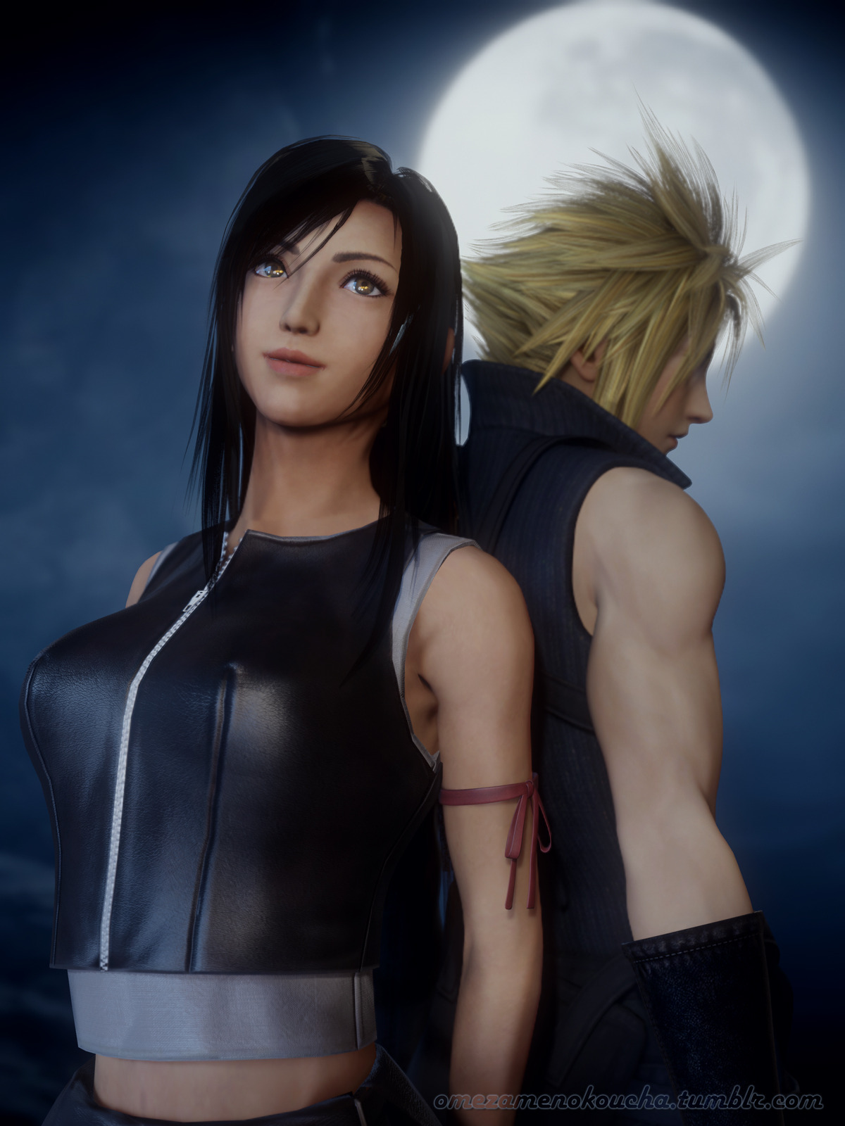 Omezame No Koucha — Cloud Strife And Tifa Lockhart Are Characters From