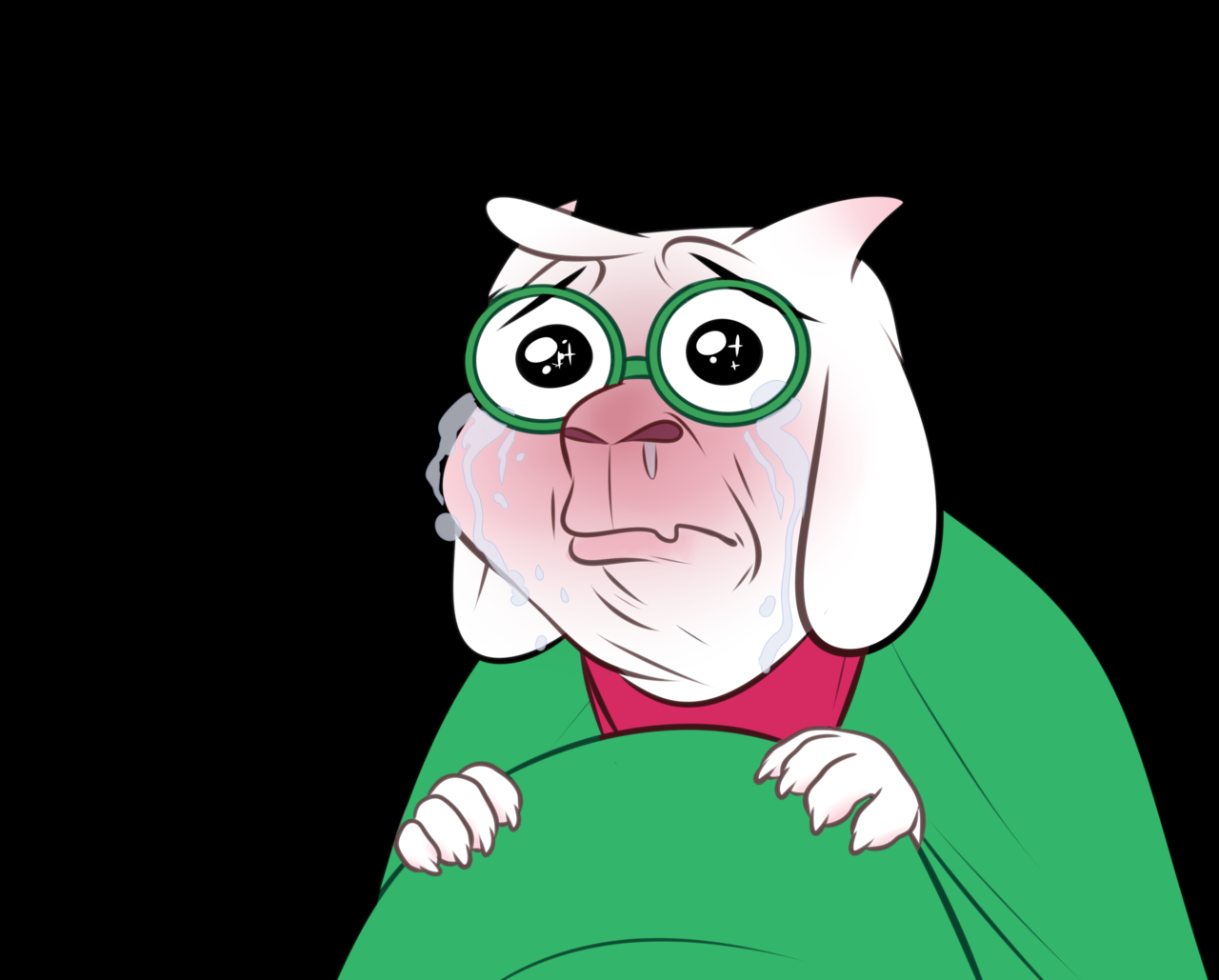 Here's a crying Ralsei for ya'll : r/Deltarune