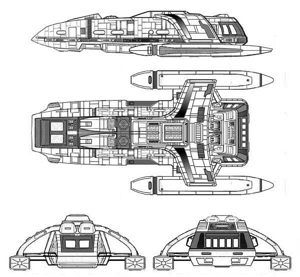 runabout star trek length m