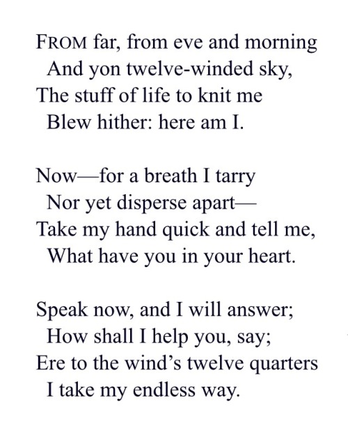 poetry poems a e housman Victorian a shropshire lad life death existence mystery connection British english literature love