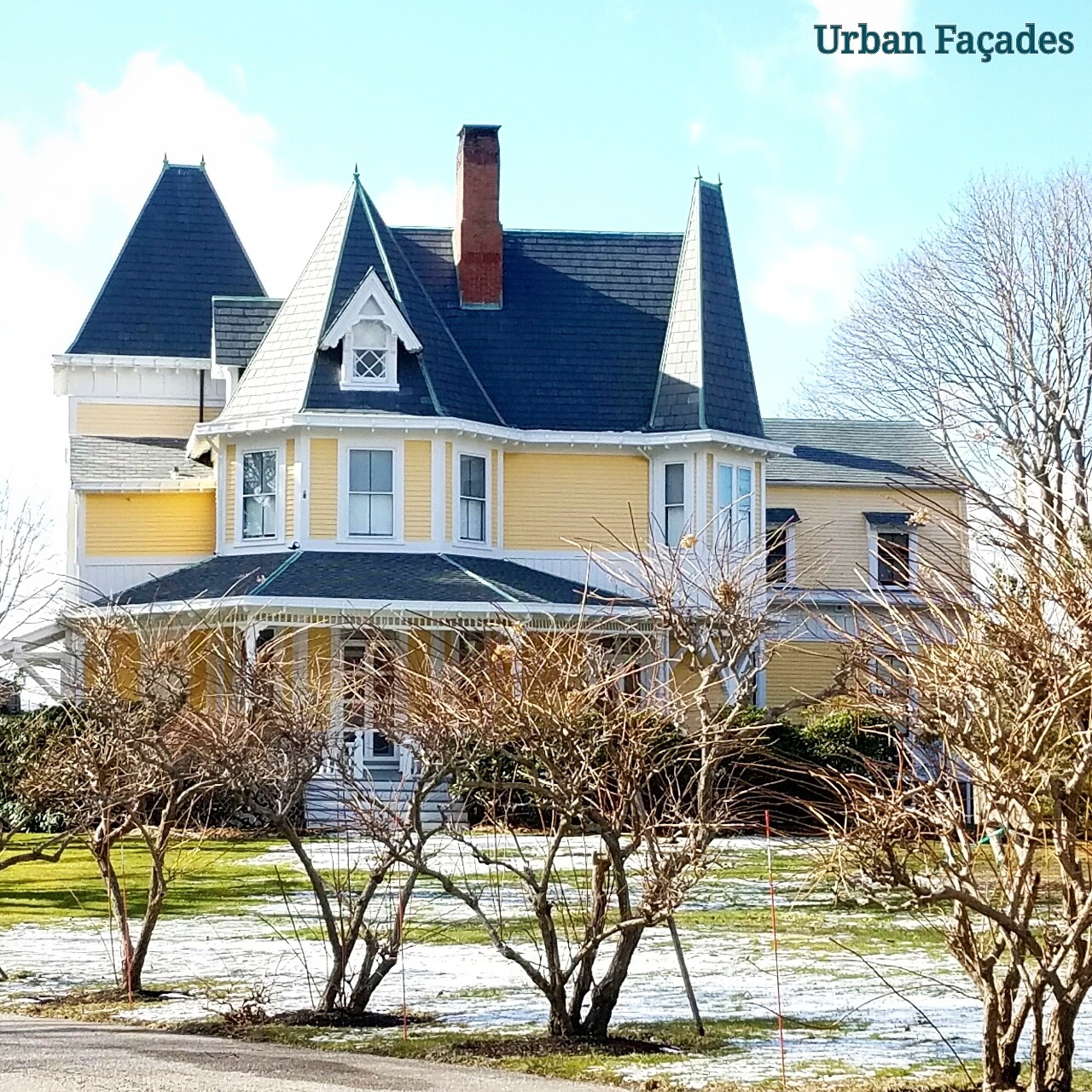 Urban Facades Such A Charming Yellow Victorian Style House And