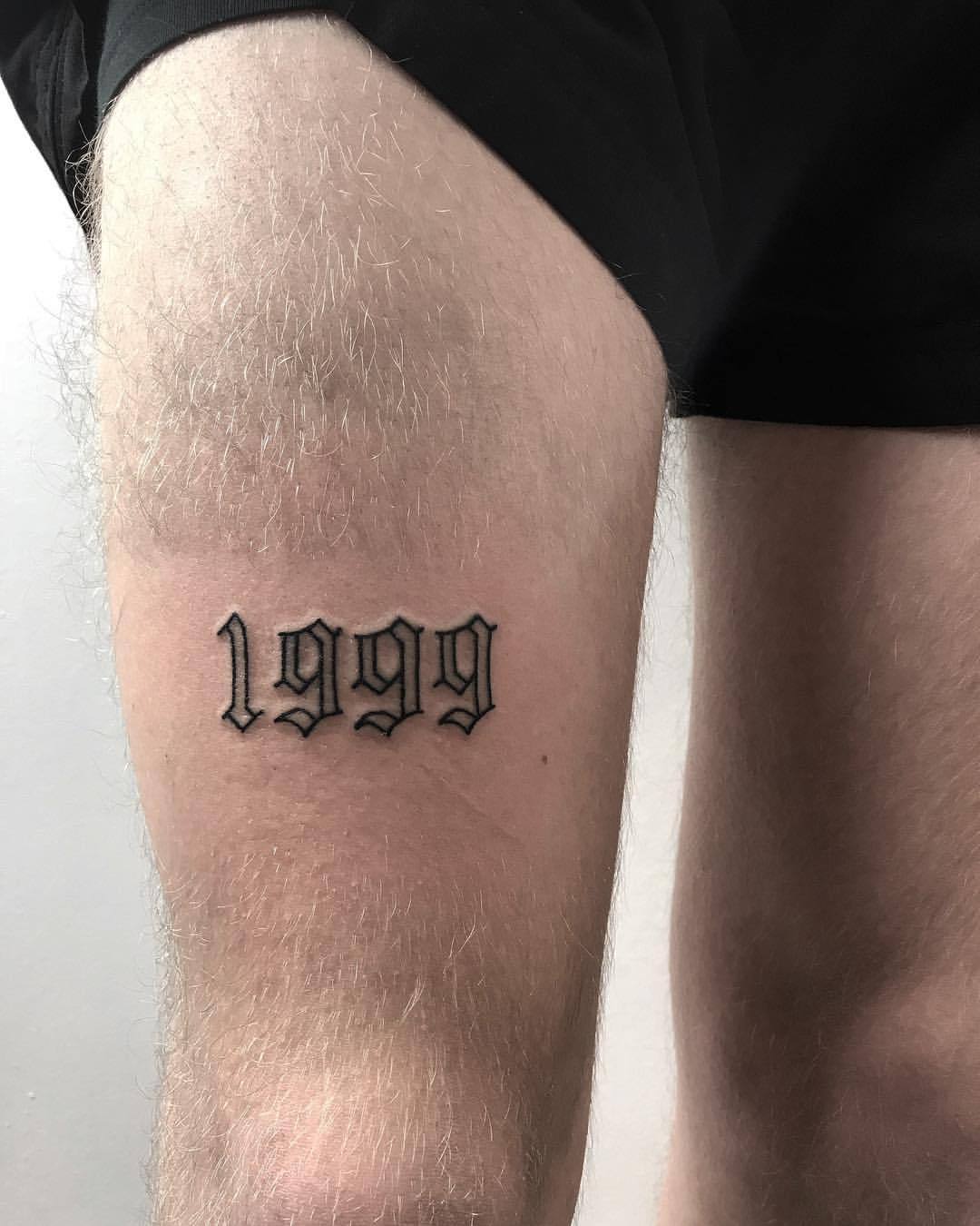 Birth Year 1999 Tattoo Fonts Best Tattoo Ideas