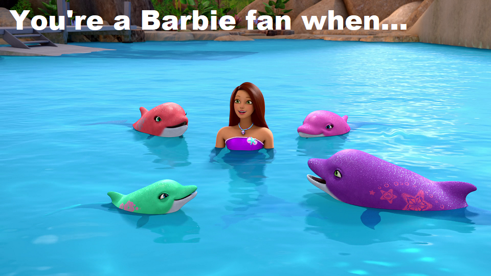 barbie and dolphins