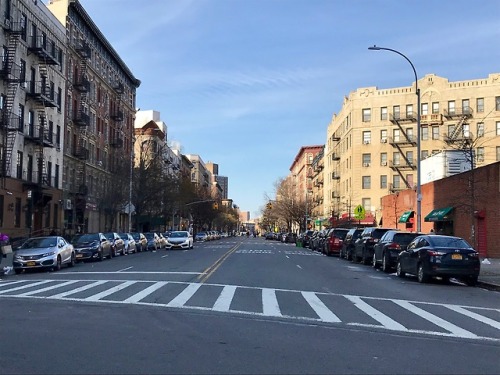 Streets of Harlem: W. 111th Street and St. Nicholas Ave in...