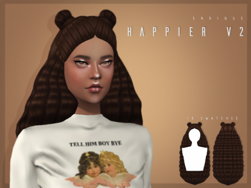 enriques4:[EnriqueS4]Happier Hairstyle V2New Mesh Maxis...