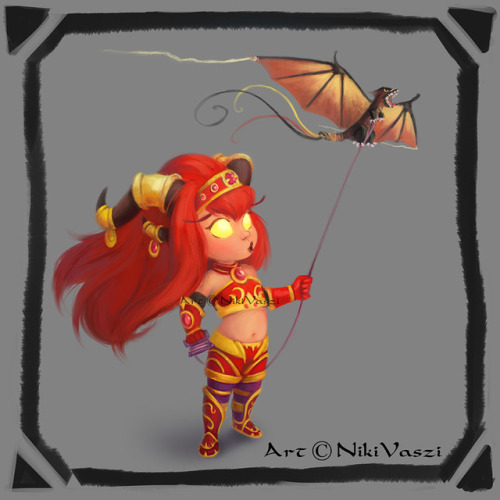 Little Heroes - Alexstrasza, the Kite-Binder