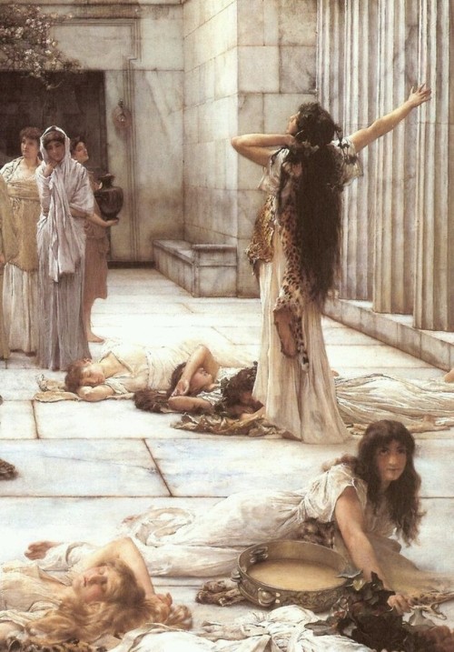 silenceformysoul:Lawrence Alma-Tadema - The Women of Amphissa,...