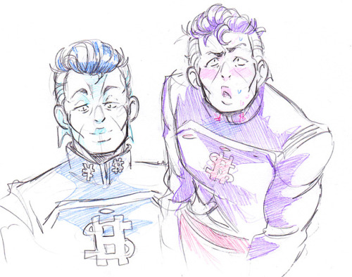 laveerie:SO basically i draw okuyasu every minute of my free...