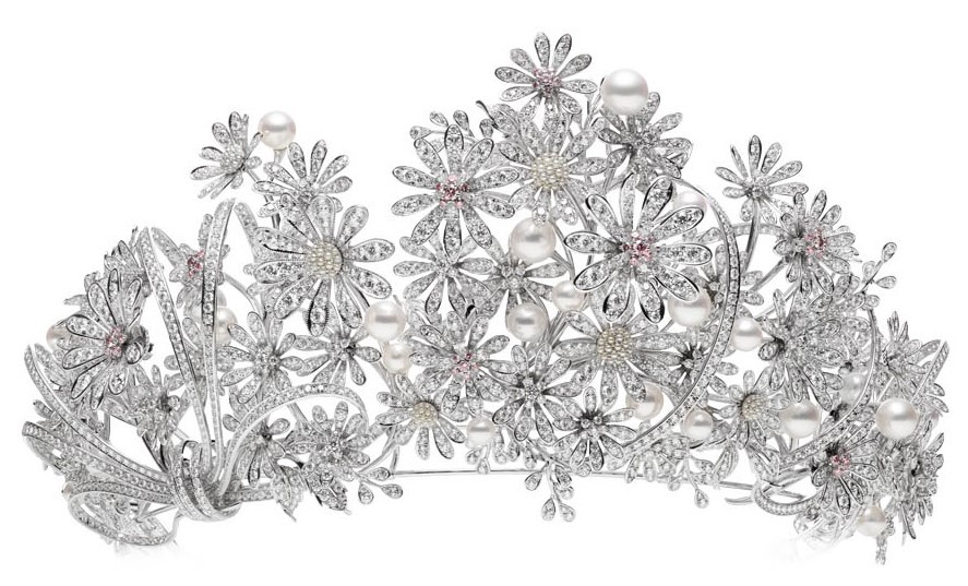 Tiara Mania Princess Claire Of Belgium S Pearl Diamond Tiara