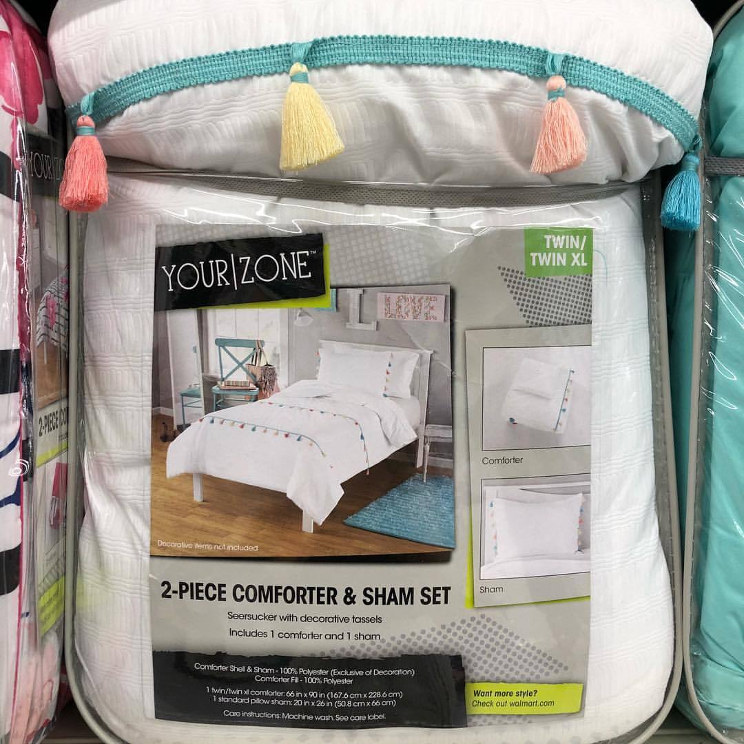 Love This Tassel Comforter By Your Zone Whoa Wait Walmart