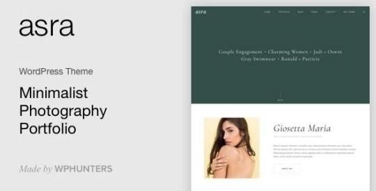 Asra v1.0.6 - Minimalist Photography Portfolio WordPress Theme Nulled