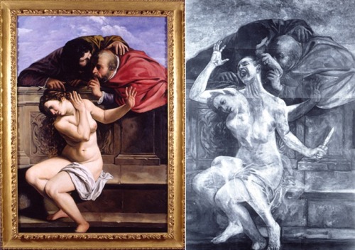rgfellows:
“ rgfellows:
“ kanyewestboro:
“ calanoida:
“ Susanna and the Elders, Restored (Left)
Susanna and the Elders, Restored with X-ray (Right)
Kathleen Gilje, 1998
”
wow
”
Oooh my gosh this is rad. This is so rad.
For those who don’t know about...