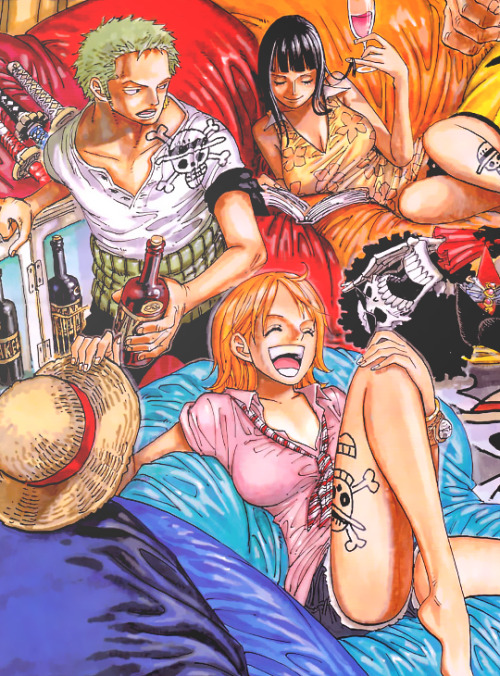 geisha-robin:One Piece (Chapter 595).