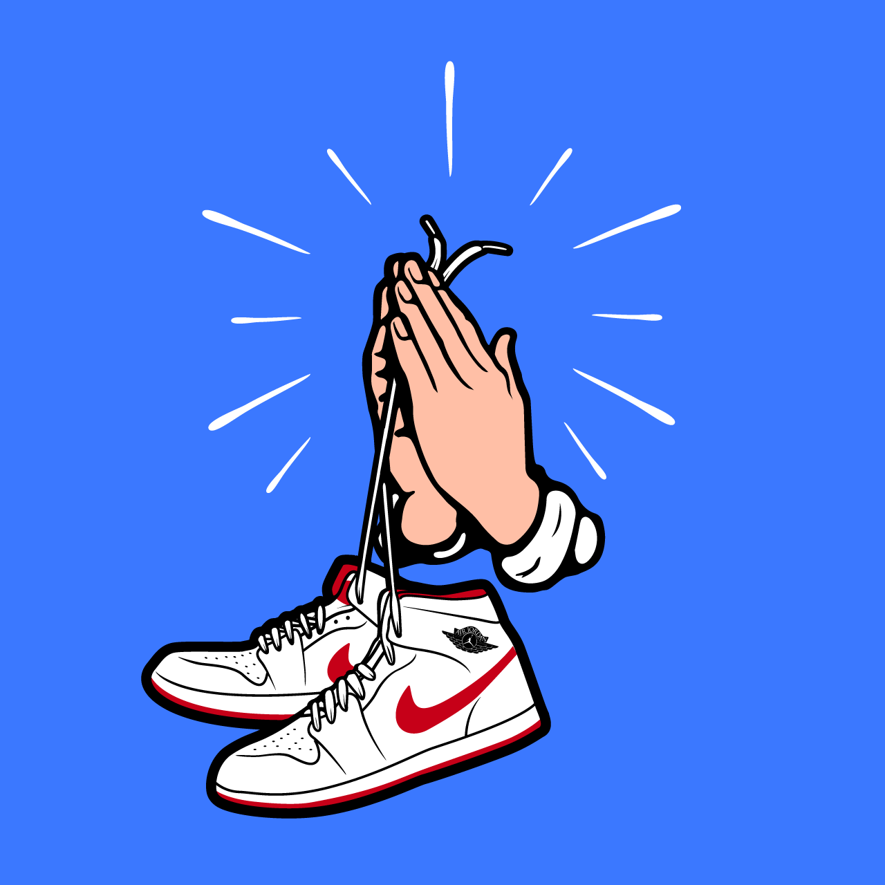 “Dear Lord, Save My Jordans” Ozgur Kanadikirik (kalippodesign) instagram.com/kalippodesign — Immediately post your art to a topic and get feedback. Join our new community, EatSleepDraw Studio, today!