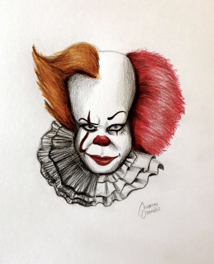 Carmen - My Drawing Of The New And Old Pennywise 🎈.