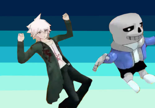 yourfavesaredriftcompatible:SANS AND KOMAEDA are Drift...