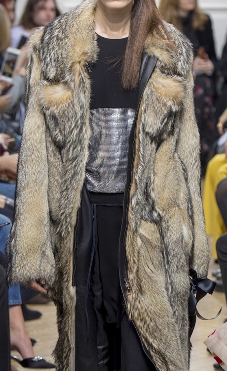 j.w. anderson fw17 aw17 lfw fur fur coat coat fashion style womenswear womens clothing ootd outfit