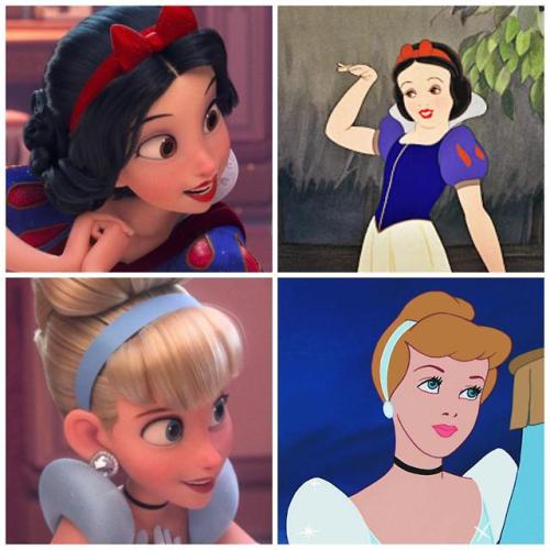 starburstmlp:Disney princesses with theirWreck it Ralph...