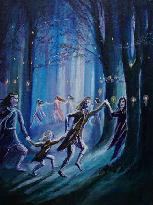 vardasvapors:cycas:Elves dancing through the woods by the...