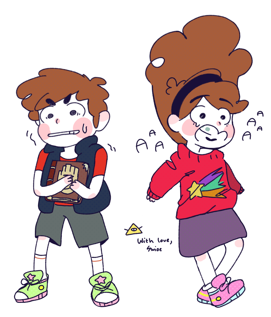 SAUCE PAN — Dipper: *internal screaming* Mabel: *external...