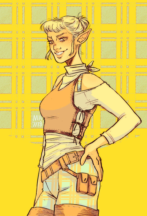 ummmmandy:i miss drawing dragon age girls so heres Sera cause...